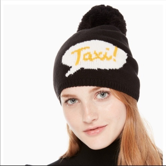 kate spade Accessories - Kate Spade Taxi Beanie NWT